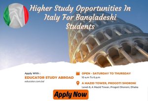 Read more about the article Certainly! Here’s a detailed description of higher study opportunities in Italy for Bangladeshi students