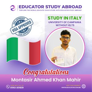 Read more about the article Congratulations Montasir Ahmed Khan Mahir