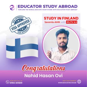 Read more about the article Congratulations Nahid Hasan Ovi