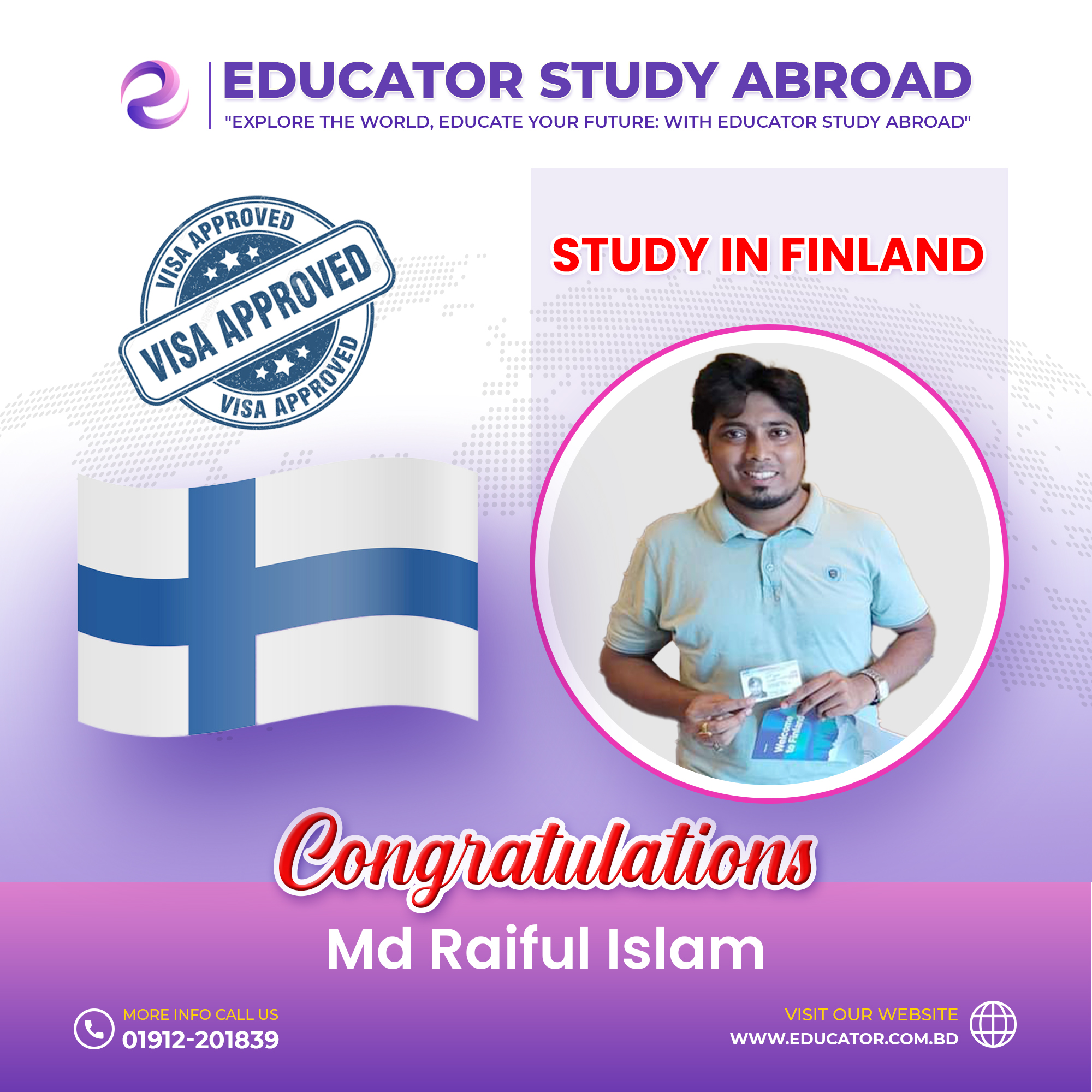 You are currently viewing Congratulations Md Raiful Islam